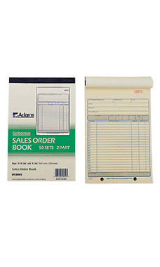 Carbonless Sales/Purchase Order Books Carbonless Sales/Purchase Order Books