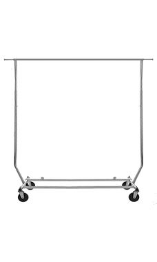 Portable Salesman Rolling Clothing Racks