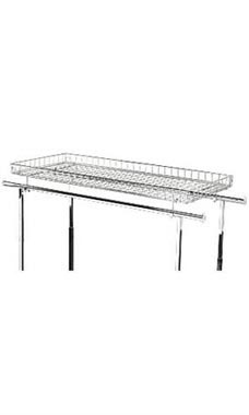 Double Rail Rack Wire Basket Top