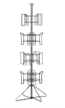 4-Tier Floor Standing Literature Rack