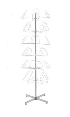 6-Tier Floor Standing Cap Racks