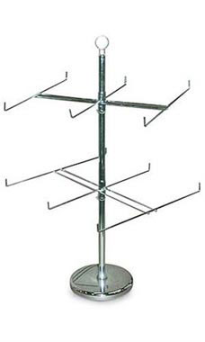 2-Tier Countertop Spinner Rack