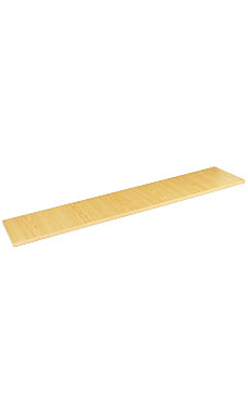 Maple Slatwall Gondola Shelves