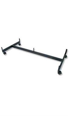 Black Retail Grid Gondola Base with Casters