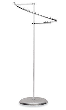 Chrome 29-Ball Spiral Clothes Racks Chrome 29-Ball Spiral Clothes Racks