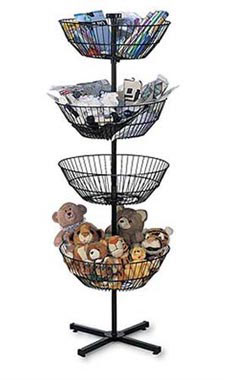 4-Basket Spinner Rack