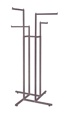 Made to Order Lavender Silver Vein 4-Way Clothing Rack with Straight Arms