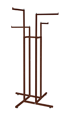 Made to Order 4-Way Clothing Rack with Straight Arms