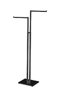 Made to Order Silver Vein 2-Way Clothing Rack with Straight Arms Made to Order Silver Vein 2-Way Clothing Rack with Straight Arms