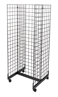 2 x 2 Foot Black Grid Gondola Unit 2 x 2 Foot Black Grid Gondola Unit