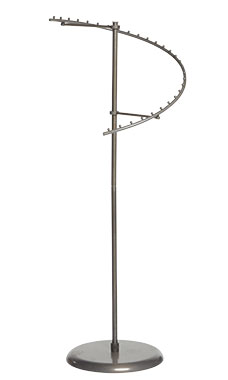Boutique Raw Steel Spiral Rack