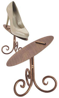 6" Cobblestone Shoe Display Stand