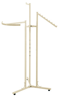 Boutique Ivory 3 Way Garment Racks Boutique Ivory 3 Way Garment Racks
