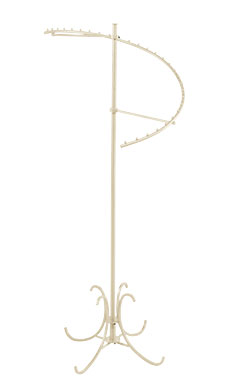 Spiral Ivory Garment Rack Spiral Ivory Garment Rack