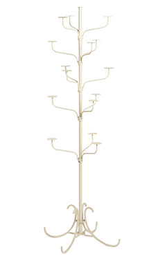 Boutique Ivory 5-Tier Hat Display Rack Boutique Ivory 5-Tier Hat Display Rack