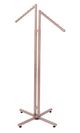 Rose Gold 2-Way Clothing Rack- Slant Arms