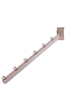 Rose Gold Waterfall Slatwall Faceout 6-Ball Tube Rose Gold Waterfall Slatwall Faceout 6-Ball Tube