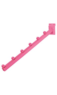 Hot Pink Waterfall Slatwall Faceout 6-Ball Tube