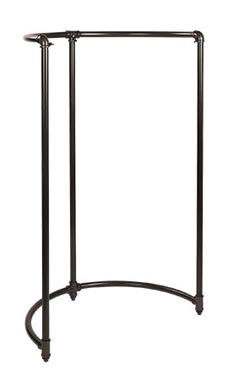Boutique Pipe Half Round Clothing Rack