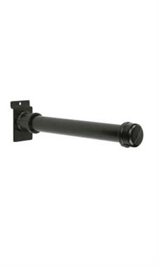 Boutique Pipe 10 in Straight Faceout Slatwall Set Boutique Pipe 10 in Straight Faceout Slatwall Set