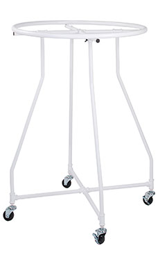Boutique White Pipe Round Clothing Rack Boutique White Pipe Round Clothing Rack