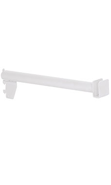 Boutique White Pipe 12 inch L-Shaped Hangrail Bracket Boutique White Pipe 12 inch L-Shaped Hangrail Bracket