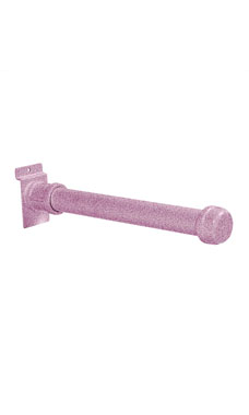 Made to Order 10" Slatwall Pipe Faceout - Lavender Silver Vein Made to Order 10" Slatwall Pipe Faceout - Lavender Silver Vein