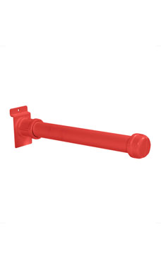 Made to Order 10" Slatwall Pipe Faceout - Berry Red Made to Order 10" Slatwall Pipe Faceout - Berry Red