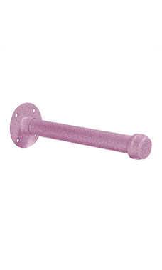 Made to Order 10" Pipe Faceout Wall Mount - Lavender Silver Vein Made to Order 10" Pipe Faceout Wall Mount - Lavender Silver Vein