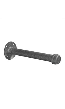 Made to Order 10" Pipe Faceout Wall Mount - Silver Vein Made to Order 10" Pipe Faceout Wall Mount - Silver Vein