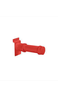 Made to Order 4.5" Slatwall Pipe Faceout - Berry Red Made to Order 4.5" Slatwall Pipe Faceout - Berry Red