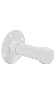 Boutique White Pipe 4 ½ inch Straight Faceout Wall Mount Set Boutique White Pipe 4 ½ inch Straight Faceout Wall Mount Set