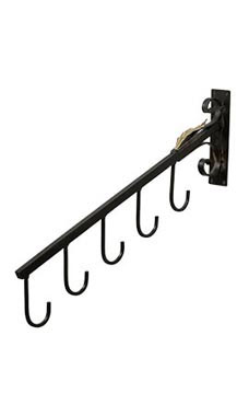 Wallmount Vintage 5 J-Hook Waterfall Wallmount Vintage 5 J-Hook Waterfall