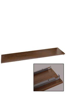 Boutique Vintage 48 inch Dark Walnut Shelf for Outrigger Boutique Vintage 48 inch Dark Walnut Shelf for Outrigger