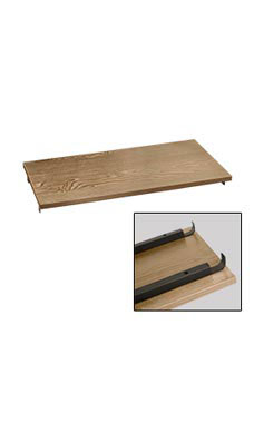 Boutique Vintage 24 inch Caramel Oak Shelf for Outrigger