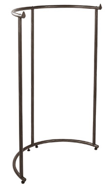 Boutique Vintage Half Round Clothing Rack Boutique Vintage Half Round Clothing Rack