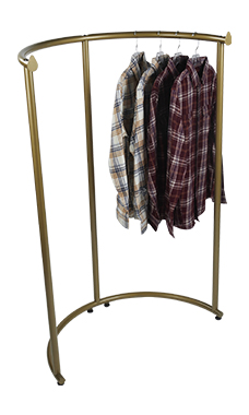 Gold Half Round Clothing Rack Gold Half Round Clothing Rack