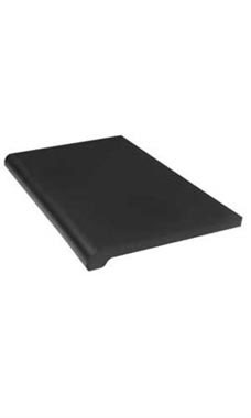13' x 24' Injection Molded Bullnose Shelves- Black 13' x 24' Injection Molded Bullnose Shelves- Black