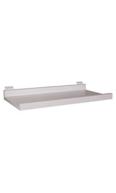 White Melamine Shelf Kit for Slatwall