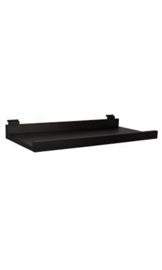 Black Melamine Shelf Kit for Slatwall