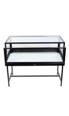 Sliding Drawer Modern Glass Display Case