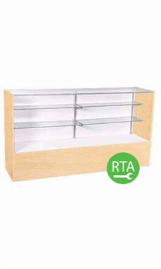 70" Full Vision Maple Display Cases 70" Full Vision Maple Display Cases