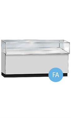 70 inch Full Vision Gray Metal Framed Jewelry Display Case Fully Assembled with Lighting 70 inch Full Vision Gray Metal Framed Jewelry Display Case Fully Assembled with Lighting