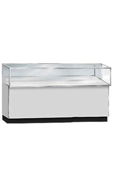 Gray 70 in Jewelry Display Showcase Metal Framed