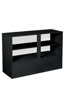 6' Black Economy Service Counter