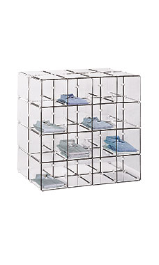 4 x 4 Double Sided 14" x 14" Glass Cube Kit with Lexan Clips 4 x 4 Double Sided 14" x 14" Glass Cube Kit with Lexan Clips