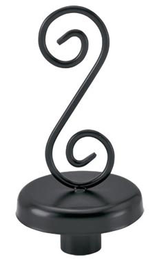 S-Shape Dress Form Finial- Black S-Shape Dress Form Finial- Black