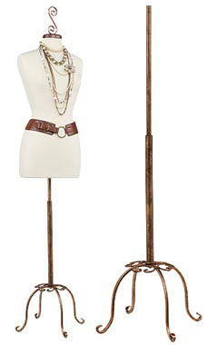 Boutique Cobblestone Metal Dressmaker Form Base