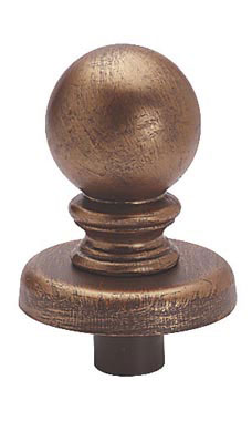 Cobblestone Ball Shaped Dress Form Finial- Cobblestone Cobblestone Ball Shaped Dress Form Finial- Cobblestone