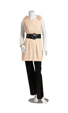 White Cameo Fiberglass Headless Posing Mannequins - Female